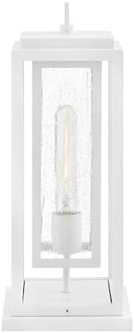 Hinkley Republic Medium 12V Outdoor Pier Mount Lantern, Textured White - Image 5