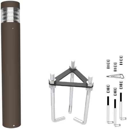 24/19/14W CCT Tunable 42in LED Bollard Light Outdoor Photocell Bronze 120V - Image 3