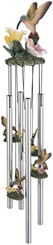 George S. Chen Imports SS-G-41275 Wind Chime Round Top Hummingbird Hanging Garden Decoration by StealStreet