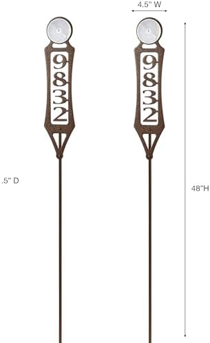 Pathways Vertical Driveway Marker, Set of 2, Bronze - Image 3