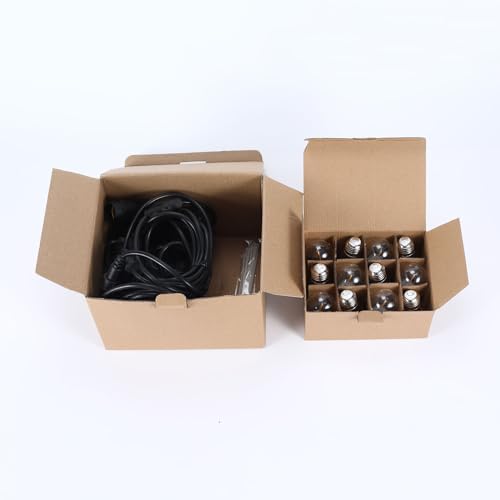 25FT LED Outdoor Patio String Lights.IP65 Water Proof Strand with 12 Shatterproof Bulbs.UL Listed Heavy-Duty Christmas Lights.Outside Hanging Lights for Patio,Balcony,Garden,Yard,Party. - Image 2