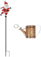 Christmas Solar Kettle Lights Garden Lawn Decorative Lights, Santa Solar Watering Can Lights Outdoor Decor, Waterproof Outdoor Decorative Light for Garden, Patio, Christmas Yard (1pc) - Image 6