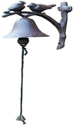 Dinner Bell,Cast Iron, Wall, Home Decoration Garden ic Retro Doorbell by Unknown