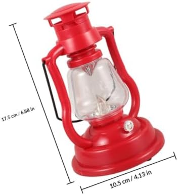 2pcs Vintage Kerosene Lamp with Handle, Retro Metal Oil Lantern - Image 2