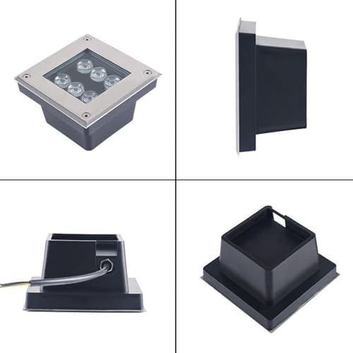 85-265V Underground Light LED, Outdoor Buried Lights, IP67 Waterproof LED Square Landscape Lights(Blue Light,15W) - Image 7