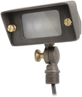 Lightkiwi R9872 Brass Flood Light & Wall Wash Outdoor Lighting Fixture for 12 Volts Low Voltage Landscape Lighting (Light Bulb Not Included) by Lightkiwi