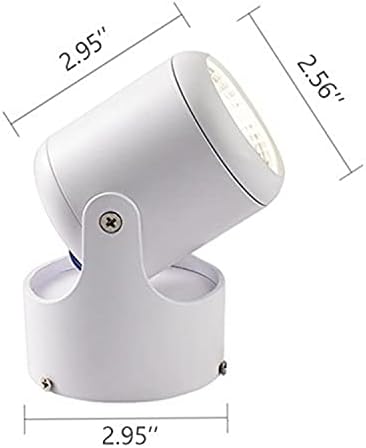 Kiven LED Smart Black Foot Pedal Push Switch Mini Accent uplight Color Changing Wall Light Stepless Dimming with Intelligent Remote Control for Living Room - Image 2