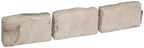 EasyFlex No-Dig Landscape Edging with Anchoring Spikes, 2.7 in. Tall Decorative Stone-Look Garden Border, 60 Foot Kit, Brown by EasyFlexLandscapeProducts