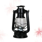 2pcs Vintage Classical Portable Kerosene Lantern, Iron and Glass by GLEAVI