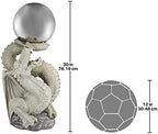 Design Toscano Sir Sagremor's Dragon Sculpture with Glass Gazing Orb - Image 6