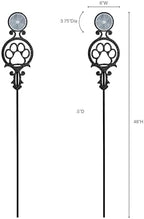 Touch of Class Pathways Driveway Marker Stake, Paw Print, Black, Set of 2 - Image 3