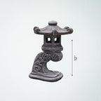OLOMA Detailed Ranki Japanese Pagoda Concrete Garden Statue Stone Pagoda Asian Ornament Zen Outdoor Handcrafted Garden Decor Patio Lawn Outdoor Landscaping Accent - Image 7
