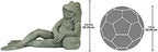 Design Toscano FU84648 The Most Interesting Toad in The World Frog Garden Outdoor Statue, One Size, Gray - Image 6