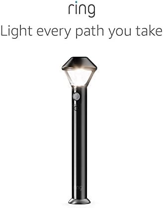 Ring Pathlight Battery — Motion-activated pathlight, bright LEDs, works with Amazon Sidewalk, Black by Ring