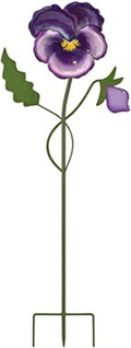 Sunset Vista Designs Field of Flowers Garden Stakes Plant Pick, Purple Pansy, 50-Inch by Unknown