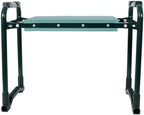 Garden Kneeler and Seat Bench Foldable Steel Frame with Tool Bags - Image 3
