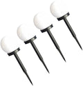 4 Pack Solar Garden Lights Outdoor, Waterproof Bubble Ball Pathway Lamps by OHPHCALL
