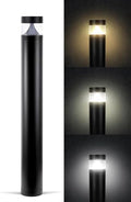 Bollard Light 39", 120-277V, 10W, 3CCT 3000-5000 Kelvin, Flat by LightingLabs