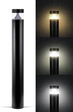 Bollard Light 39", 120-277V, 10W, 3CCT 3000-5000 Kelvin, Flat by LightingLabs