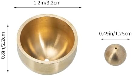 Japanese Wind Chime Accessory Copper Bell Replacement for Doorbells Outdoor Patio Garden 1.25X1.25X4.33 Inch - Image 3