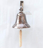 6" Solid Brass Bell Marine Wall Mounted Ship Bronze Finished Hanging Bell Perfect for Dinner, Indoor, Outdoor, School, Bar, Reception, Last Order & Church By The Metal Magician - Image 5