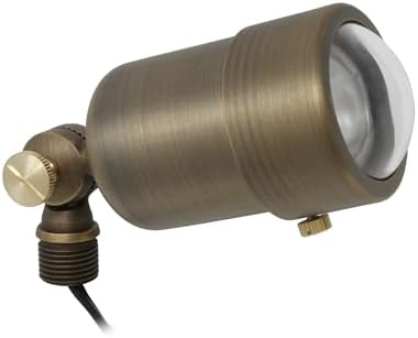 Lightkiwi S1997 Outdoor 12V Spotlight Brass Fixture for Low Voltage Landscape/Garden Lighting (Light Bulb Not Included) - Image 2