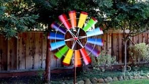 Regal Art & Gift Wind Spinner, Outdoor Metal Kinetic Yard Art with Stake - Image 5