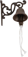 ORFOFE 1pc Antique Style Door Bell Handcrafted Iron Door Chime Wireless Wall Bell Accessory by ORFOFE