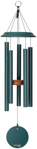 Shenandoah Melodies by Wind River - 29 inch Green Wind Chime for Patio, Backyard, Garden, and Outdoor décor (Aluminum Chime) Made in the USA by ShenandoahMelodies