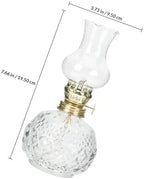 DIY Oil Light Vintage Kerosene Lamp with Glass Cover and Wick - Image 2