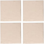 Resin Stepping Stones 4 Pack, 15.5 Inch, with Ground Stakes (Beige) by Unknown