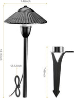 ZUCKEO RGBW Low Voltage Landscape Lighting 5W Color Changing Pathway Lights 12-24V Multi-Color LED Path Lights Waterproof for Yard Garden Walkway Holiday (12 Pack with Connectors) - Image 5