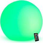 Mr.Go 20-inch Rechargeable LED Ball Light,16 RGB Color Changing Glowing Orb by MRGO