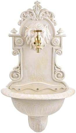 Sungmor Cast Iron Wall Mounted Garden Sink, Washing Basin with Faucet - Image 2