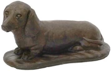Solid Rock Stoneworks Mini Dachshund- 6in Tall- Walnut by SolidRockStoneworksLLC