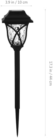 PRETYZOOM 4 Pack Solar Lawn Lights Waterproof LED Pathway Yard Lights - Image 2