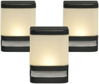 Xodus Battery Operated LED Deck & Stair Light, Motion Sensor, Black, 3 Pack by XodusInnovations