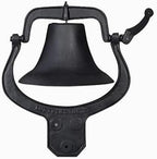 14'' Large Heavy Cast Iron Dinner Bell Antique Vintage Style Farmhouse Bell - Image 2