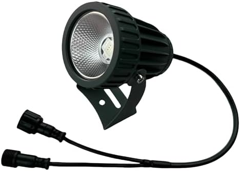 10W DC12V WS2811-RGB/UCS2904-RGBW (3000K) LED Pixel Spotlight Addressable 40 Degree Beam Light IP67 3 Pin Input and Output(XCONNECT Pigtails_12V UCS2904 RGBW_40 Degree Beam) - Image 3