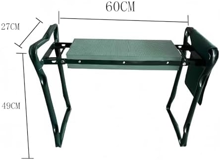 Foldable Garden Kneeler and seat with Gardening Tool Pouches Multi use Bench with Soft Kneeling Pad, Gardening Gifts for Women Men - Image 3