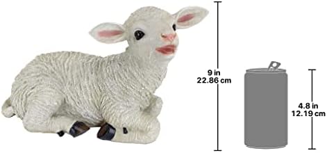 Design Toscano Yorkshire Lamb Garden Statue: Standing Lamb 15 Inch - Image 3