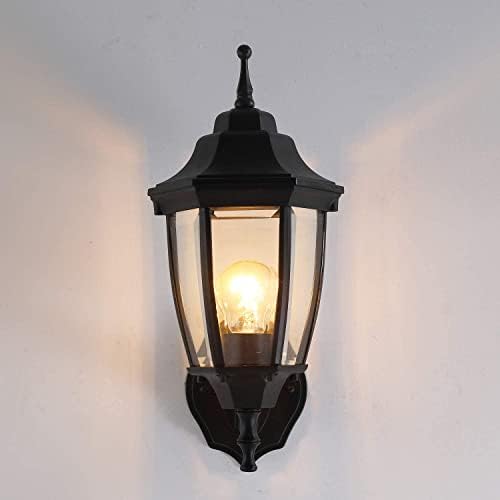 2-Pack Waterproof Aluminum Outdoor Light Fixture Wall Mount Exterior Porch Lights Outdoor Wall Lamp,Anti-Rust Porch Lights for Outside Garage Patio Exterior Lights for House - Image 5