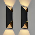 Outdoor Wall Lights, 15" Up and Down Exterior Lighting Fixtures by TPSHPTS
