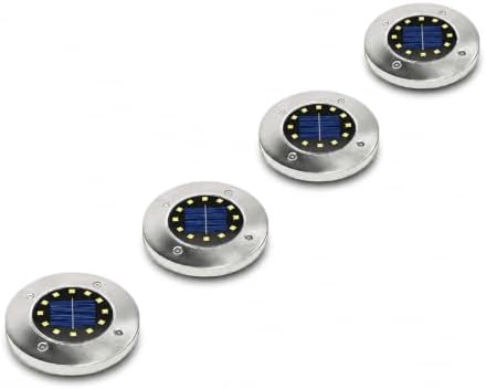 Solar Ground Lights, Outdoor Solar Disc Light IP65 Garden Underground,for Patio Pathway Lawn Yard - Image 3