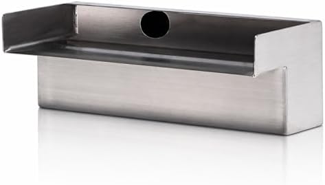 12" Stainless Steel Spillway for Pondless Waterfalls and Water Features by HALFOFFPONDS
