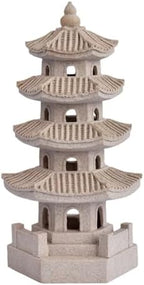Japanese Garden Decor, Japanese Garden Decor with Waterproof Resin Construction for Outdoor Zen Ambiance On Patio, Yard, Balcony(Brown) by Unknown