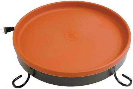 Farm Innovators BD-75 All-Season 3-in-1 Outdoor 14-Inch Heated Birdbath with 3 Mounting Options, 75 Watts, Terracotta (2 Pack) - Image 6