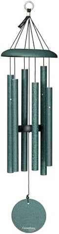 Corinthian Bells 27 Inch Green Wind Chimes for Outside, Outdoor Garden Wind Chime for Patio & Backyard Decor, Made in USA by CorinthianBells