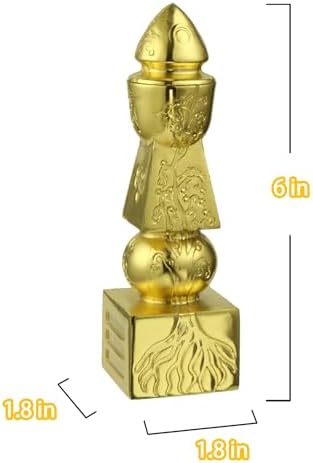 5 Element Pagoda with Tree of Life, Spiritual Feng Shui Decor, Buddhist Lucky Protection Wealth Pagoda Statues for Meditating Zen Garden Indoor Outdoor Decor（6 Inch） - Image 3