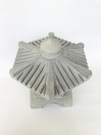 15.7-inch Green Sandstone Pagoda Lantern Garden Statue,Indoor/Outdoor Zen Asian Decor for Landscape Balcony, Garden, Patio, Porch Yard Art Ornament (Style 3) - Image 4